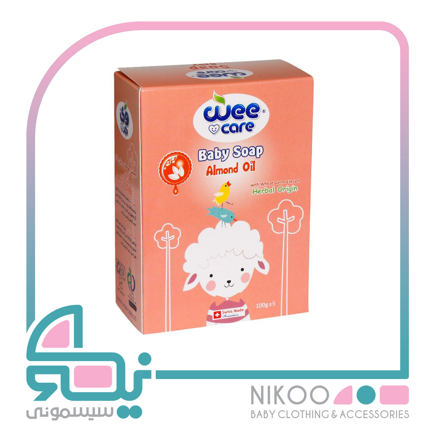 صابون بچه حاوی روغن بادام وی کر Wee Care